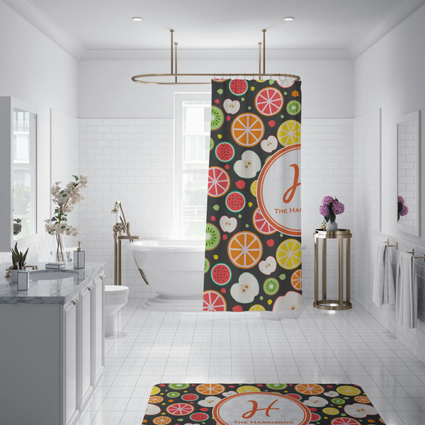 Apples & Oranges Shower Curtain - Custom Size