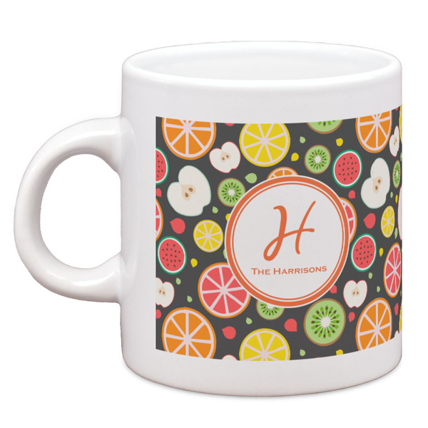 Custom Apples & Oranges Espresso Cup (Personalized)