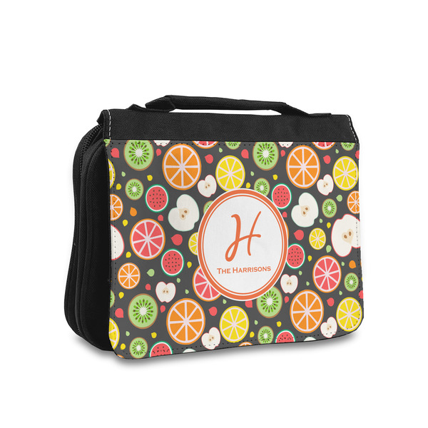 Custom Apples & Oranges Toiletry Bag - Small (Personalized)