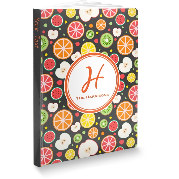 Custom Apples & Oranges Softbound Notebook - 5.75" x 8" (Personalized)