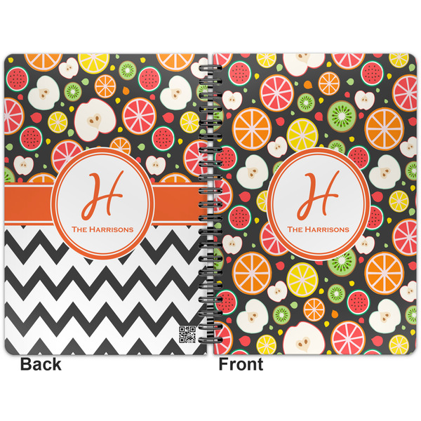 Apples & Oranges Spiral Journal 7 x 10 - Apvl