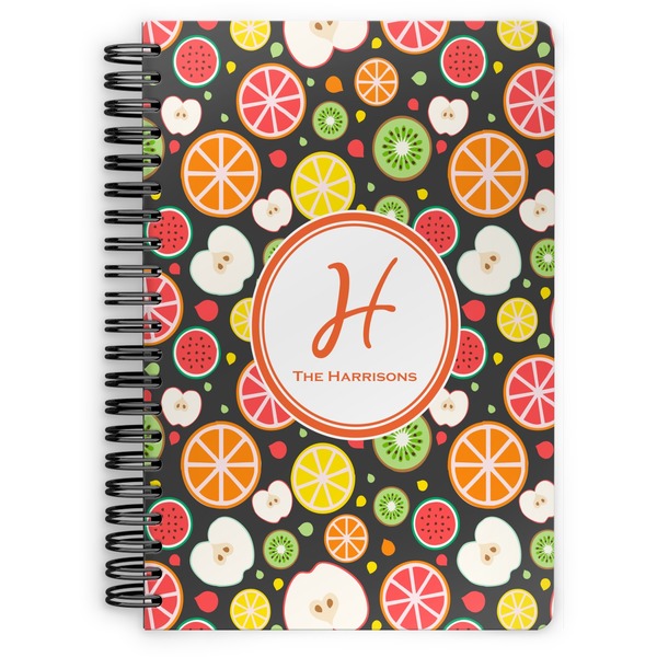 Custom Apples & Oranges Spiral Notebook (Personalized)