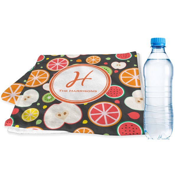 Custom Apples & Oranges Sports & Fitness Towel (Personalized)