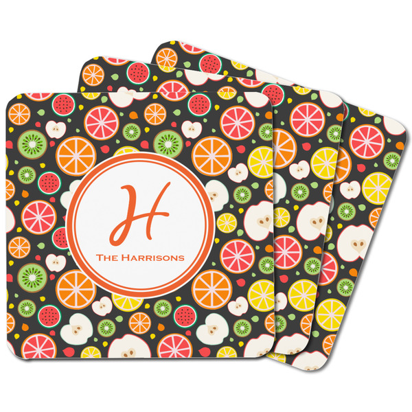 Apples & Oranges Square Fridge Magnet - MAIN