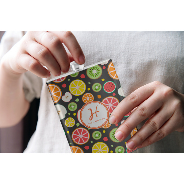 Apples & Oranges Stainless Steel Flask - LIFESTYLE 1