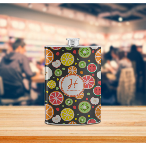 Apples & Oranges Stainless Steel Flask - LIFESTYLE 2