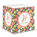Apples & Oranges Sticky Note Cube (Personalized)