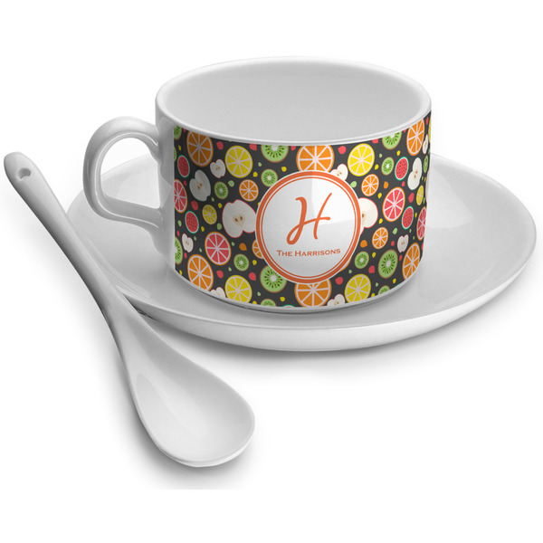 Custom Apples & Oranges Tea Cup (Personalized)