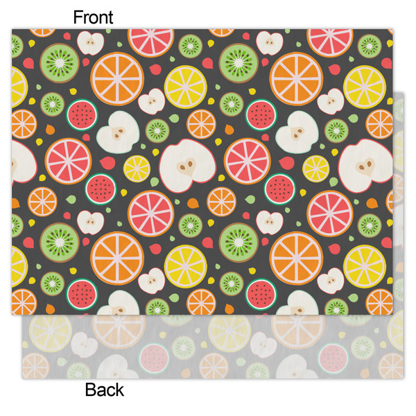 Apples & Oranges Tissue Paper - Lightweight - Medium - Front & Back