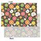 Apples & Oranges Tissue Paper - Lightweight - Small - Front & Back