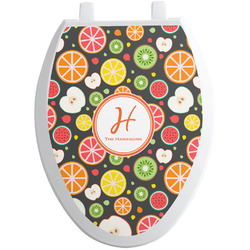 Apples & Oranges Toilet Seat Decal - Elongated (Personalized)