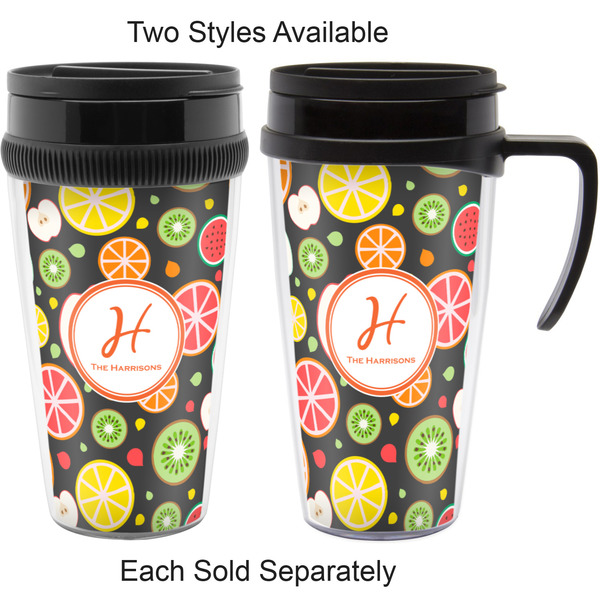 Apples & Oranges Travel Mugs - with & without Handle