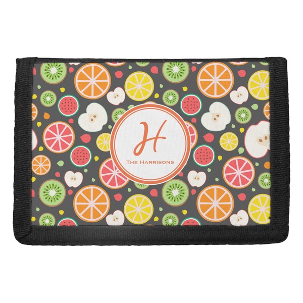 Custom Apples & Oranges Trifold Wallet (Personalized)