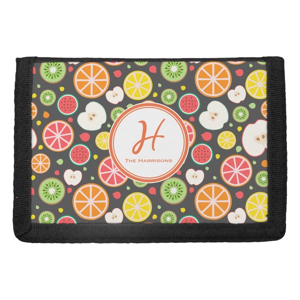 Custom Apples & Oranges Trifold Wallet (Personalized)