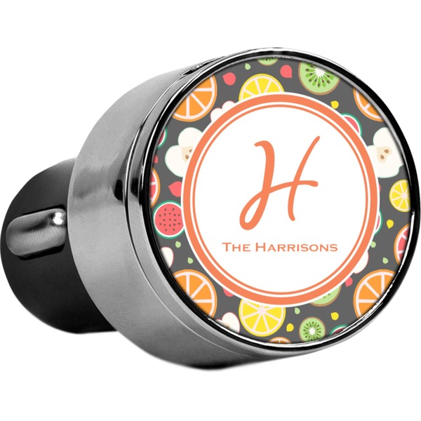 Custom Apples & Oranges USB Car Charger (Personalized)