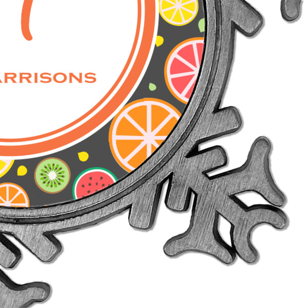 Apples & Oranges Vintage Snowflake - Detail