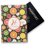 Apples & Oranges Vinyl Passport Holder (Personalized)