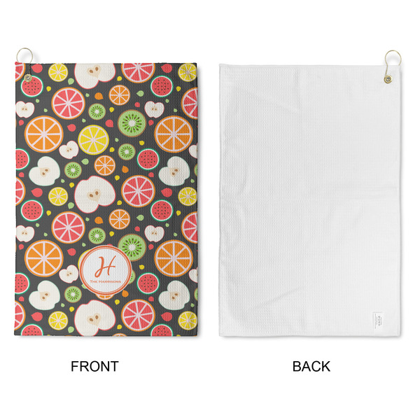 Apples & Oranges Waffle Weave Golf Towel - Approval