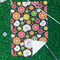 Apples & Oranges Waffle Weave Golf Towel - In Context