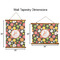Apples & Oranges Wall Hanging Tapestries - Parent/Sizing