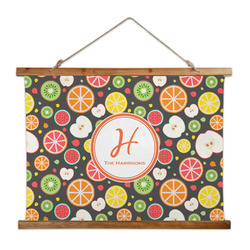 Apples & Oranges Wall Hanging Tapestry - Wide (Personalized)