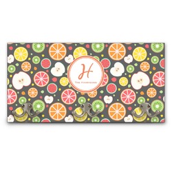 Apples & Oranges Wall Mounted Coat Rack (Personalized)