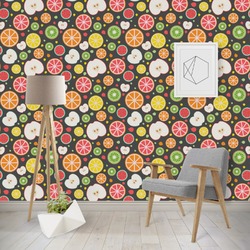 Apples & Oranges Wallpaper & Surface Covering (Water Activated - Removable)