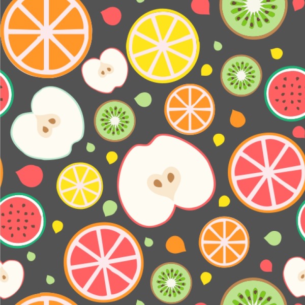 Custom Apples & Oranges Wallpaper & Surface Covering (Peel & Stick 24"x 24" Sample)