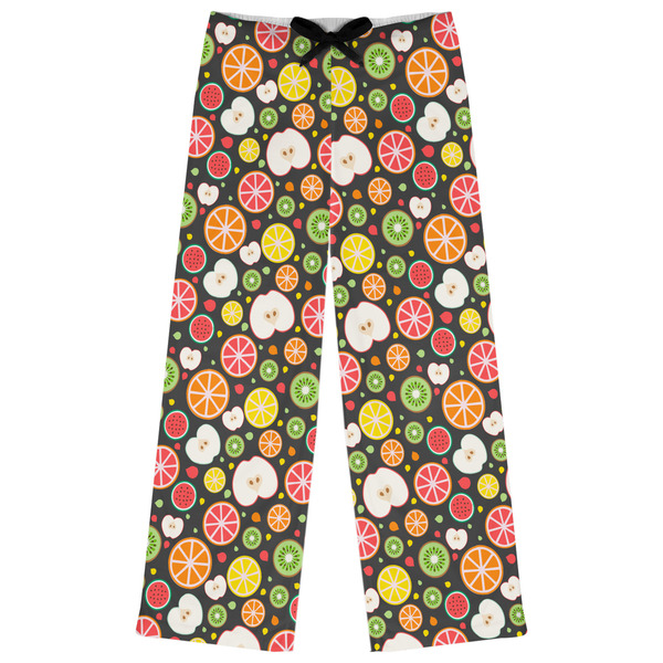 Custom Apples & Oranges Womens Pajama Pants - 2XL