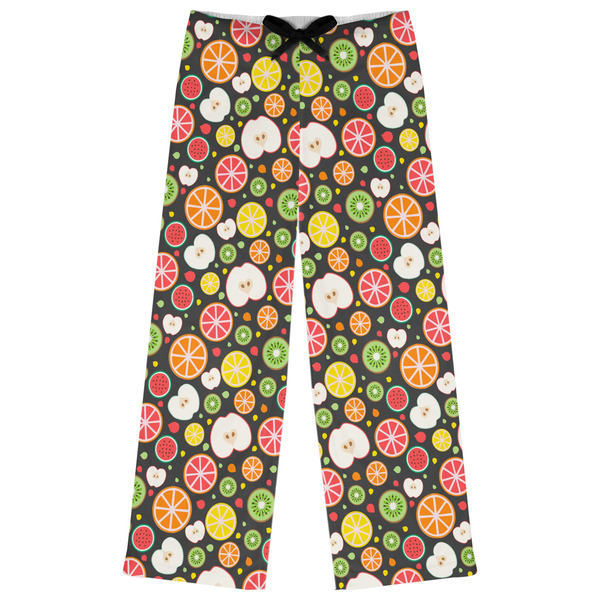 Custom Apples & Oranges Womens Pajama Pants - 2XL