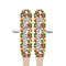 Apples & Oranges Wooden Food Pick - Paddle - Double Sided - Front & Back