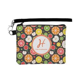 Apples & Oranges Wristlet ID Case w/ Name and Initial