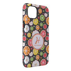 Apples & Oranges iPhone Case - Rubber Lined - iPhone 14 Plus (Personalized)