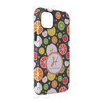 Apples & Oranges iPhone Case - Rubber Lined - iPhone 14 Pro (Personalized)