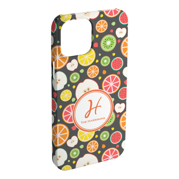 Custom Apples & Oranges iPhone Case - Plastic (Personalized)