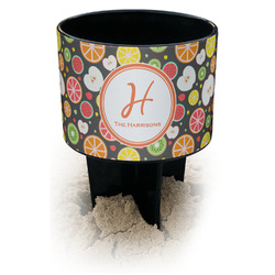 Apples & Oranges Black Beach Spiker Drink Holder (Personalized)