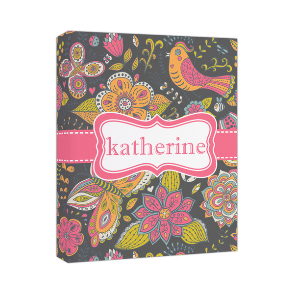 Custom Birds & Butterflies Canvas Print (Personalized)