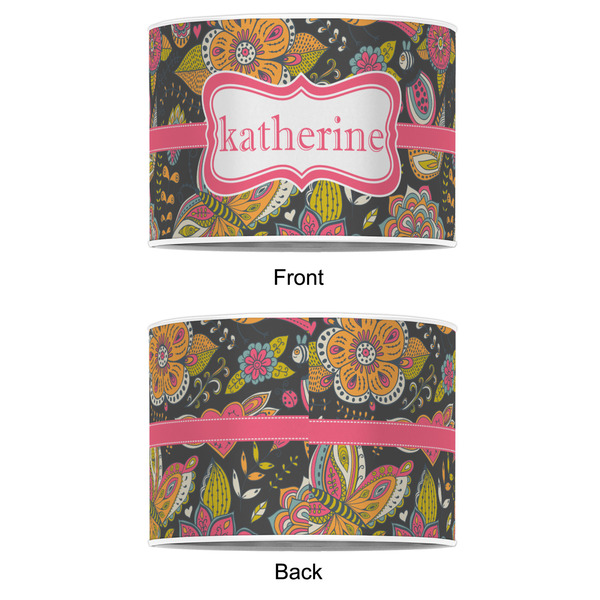 Birds & Butterflies 12" Drum Lampshade - APPROVAL (Poly Film)