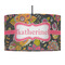 Birds & Butterflies 12" Drum Pendant Lamp - Fabric (Personalized)