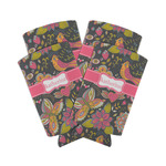 Birds & Butterflies Can Cooler (tall 12 oz) - Set of 4 (Personalized)