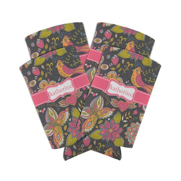 Birds & Butterflies 12oz Tall Can Sleeve - Set of 4 - MAIN