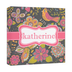 Birds & Butterflies Canvas Print - 12x12 (Personalized)