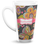 Birds & Butterflies 16 Oz Latte Mug (Personalized)