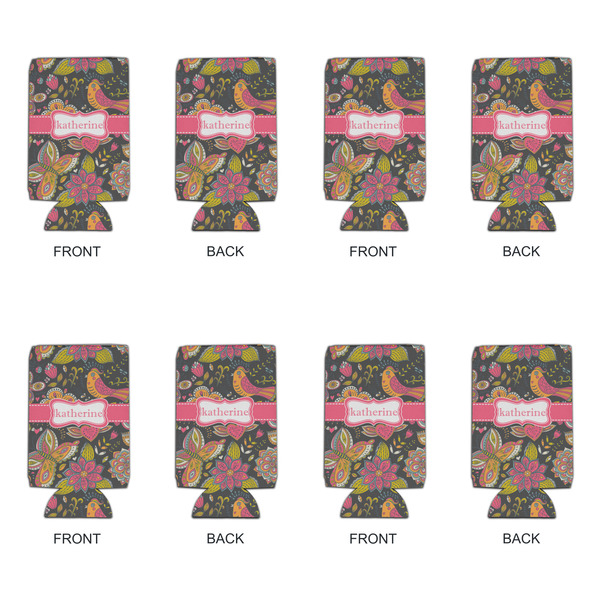 Birds & Butterflies 16oz Can Sleeve - Set of 4 - APPROVAL