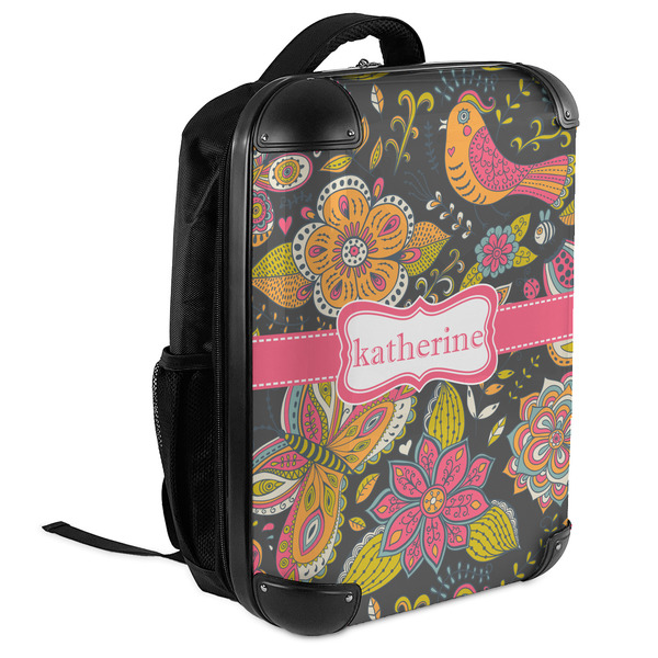 Birds & Butterflies 18" Hard Shell Backpacks - ANGLED VIEW
