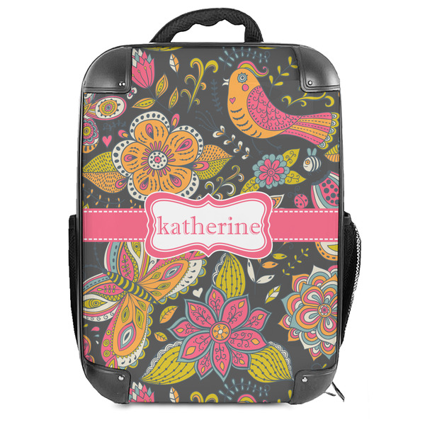 Custom Birds & Butterflies Hard Shell Backpack (Personalized)
