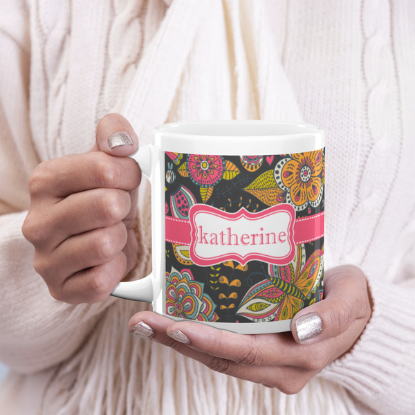 Birds & Butterflies 20oz Coffee Mug - LIFESTYLE