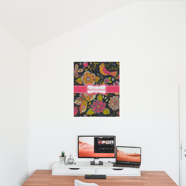 Birds & Butterflies 20x24 - Matte Poster - On the Wall