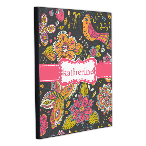 Birds & Butterflies 20x24 Wood Print - Angle View