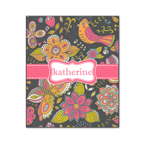 Birds & Butterflies 20x24 Wood Print - Front View